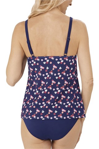 Elba Tankini Top - Navy/M ulti | 71603