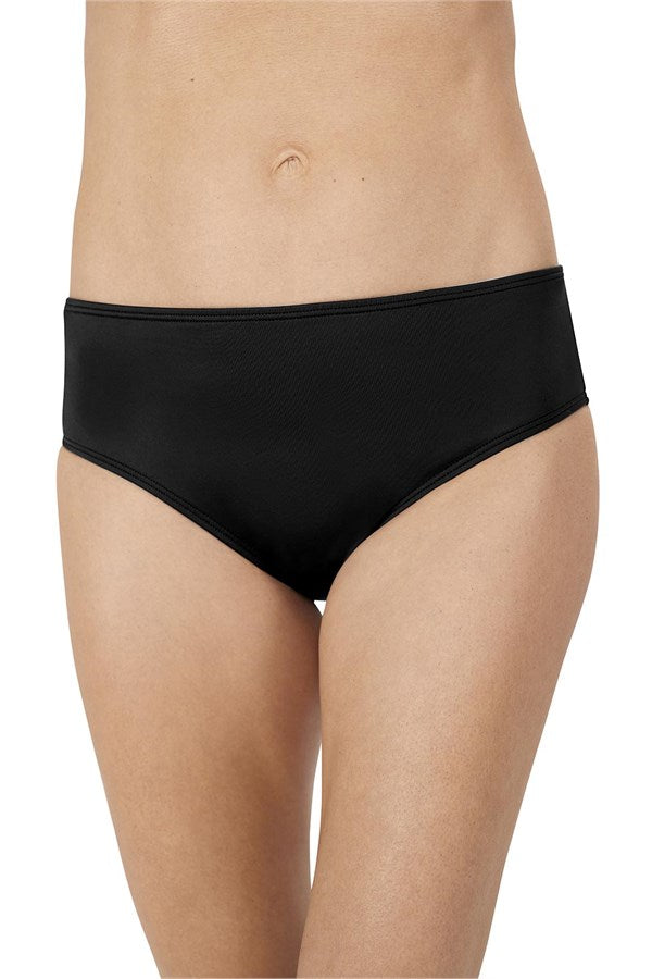 Faro Medium Height Bikini Bottom - Black | 71624