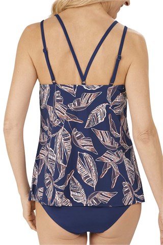Lanzarote Tankini Top - indigo blue/amber | 71627