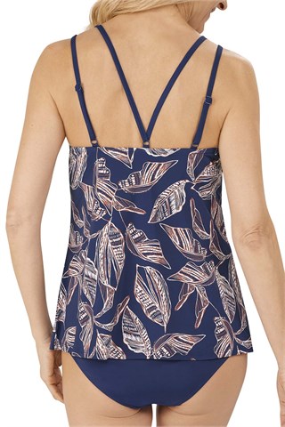 Lanzarote Tankini Top - indigo blue/amber |  71627