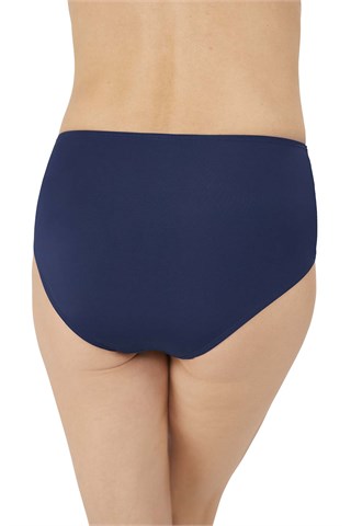 Lanzarote High-Waist Panty Bikini Bottom - indigo blue/amber | 71629