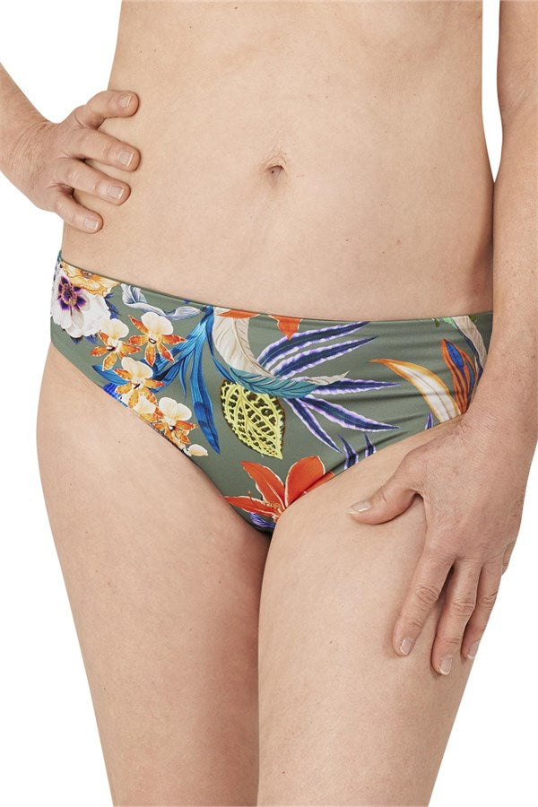 Krabi Reversible Bikini Bottom - olive/multi | 71635