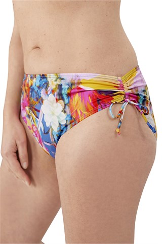 Kuala Lumpur Medium Height Panty Bikini Bottom - multi | 71641