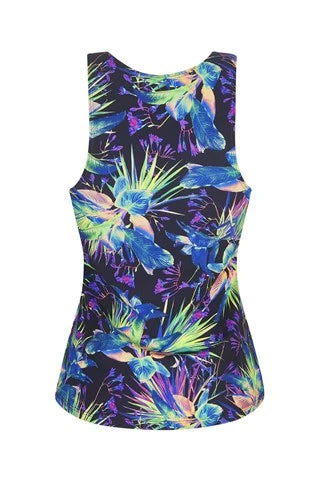 Lagos Tankini - Black / Multi - Amoena Swimwear