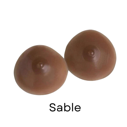 Dark Queen Size Breast Enhancers - 1 Pair