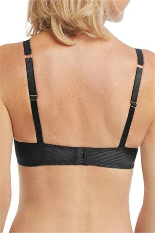 Amoena Karolina Wire-Free Black Pocketed Bra | Black | #44763
