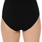 Manila High-Waist Bikini Bottom - Black - Amoena Swimwear