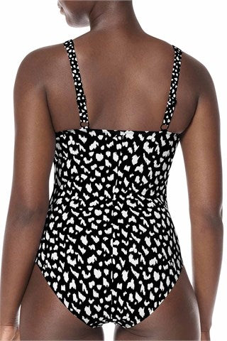 Manila High Neck One-Piece Swimsuit - Black | Amoena Swimwear