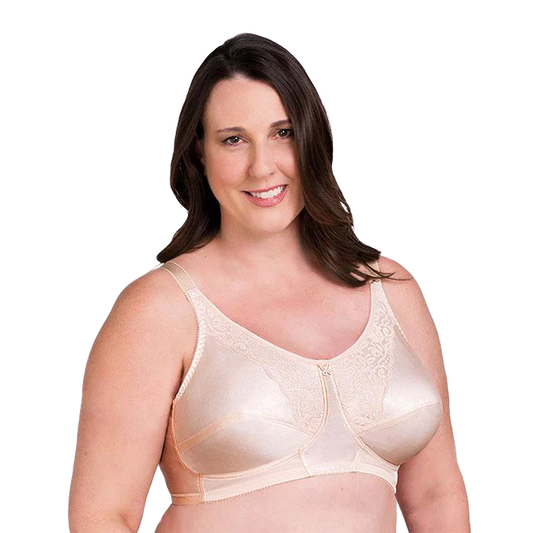 TruLife Irene #190 Softcup Bra – Full Support, Classic Lace Accents