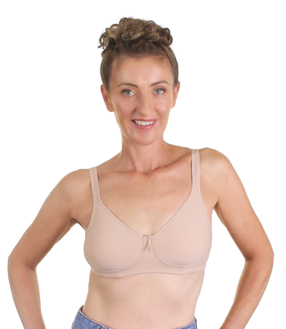 Trulife Emily White Mastectomy Bra | #4030