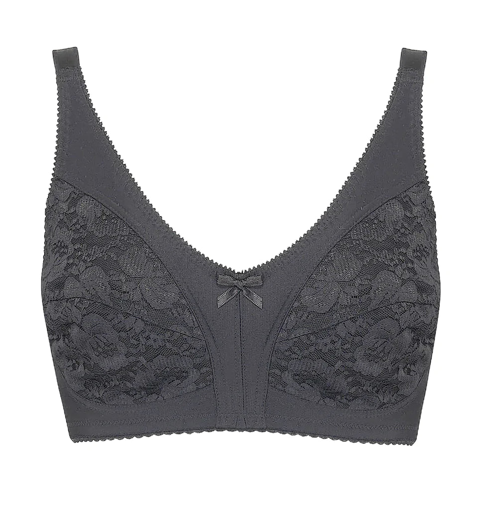 Nearly Me Isabela Post Mastectomy Lumpectomy Pocket Bra | Black | #5247