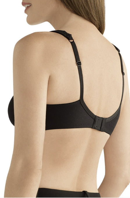 Amoena #0750 Dana Lace Camisole Inset Mastectomy Bra | Black