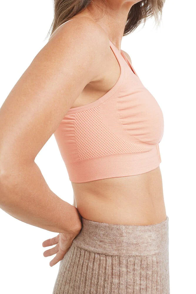 Amoena Emilia Seamless Post-Surgical Comfort Bra | Rose Nude | #45012
