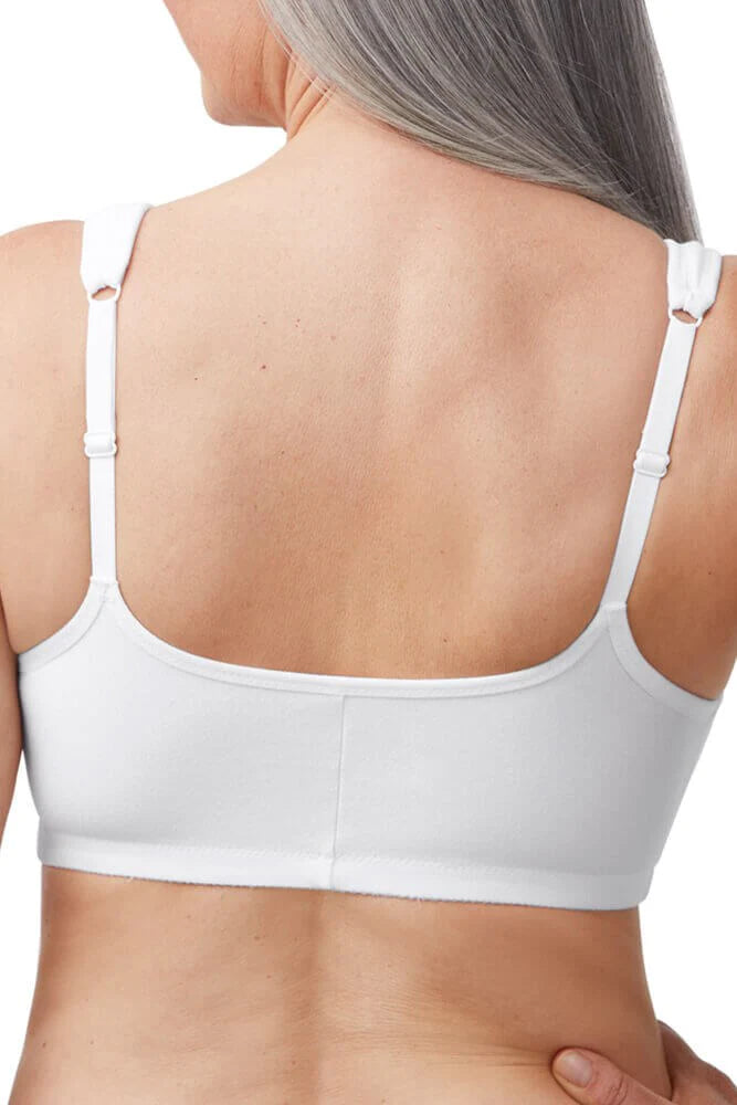 Amoena Fleur Wire-Free Bra | White | #44672