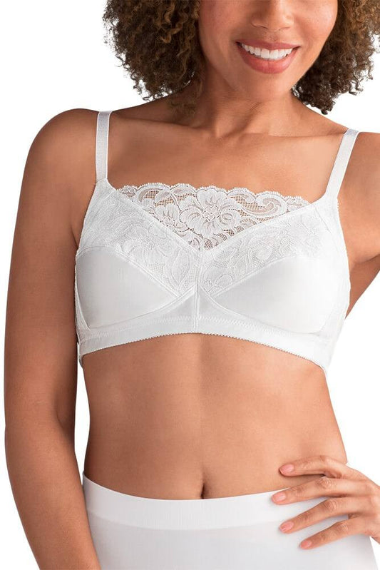 Amoena Isabel Wire Free Camisole Mastectomy Bra - White #2118