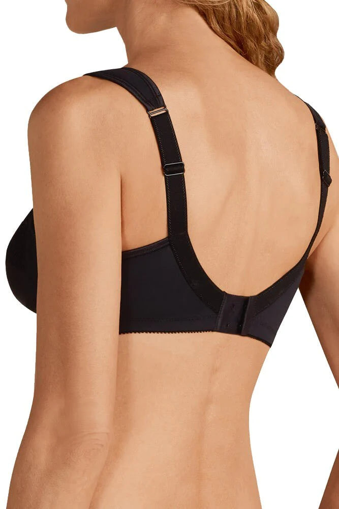 Amoena Isadora Mastectomy Support Bra for Fuller Figures | Black | #44114