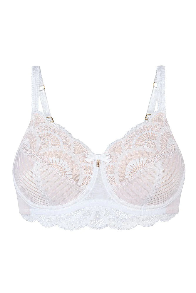 Amoena Karolina Wired Bra | White / Light Nude | #44507