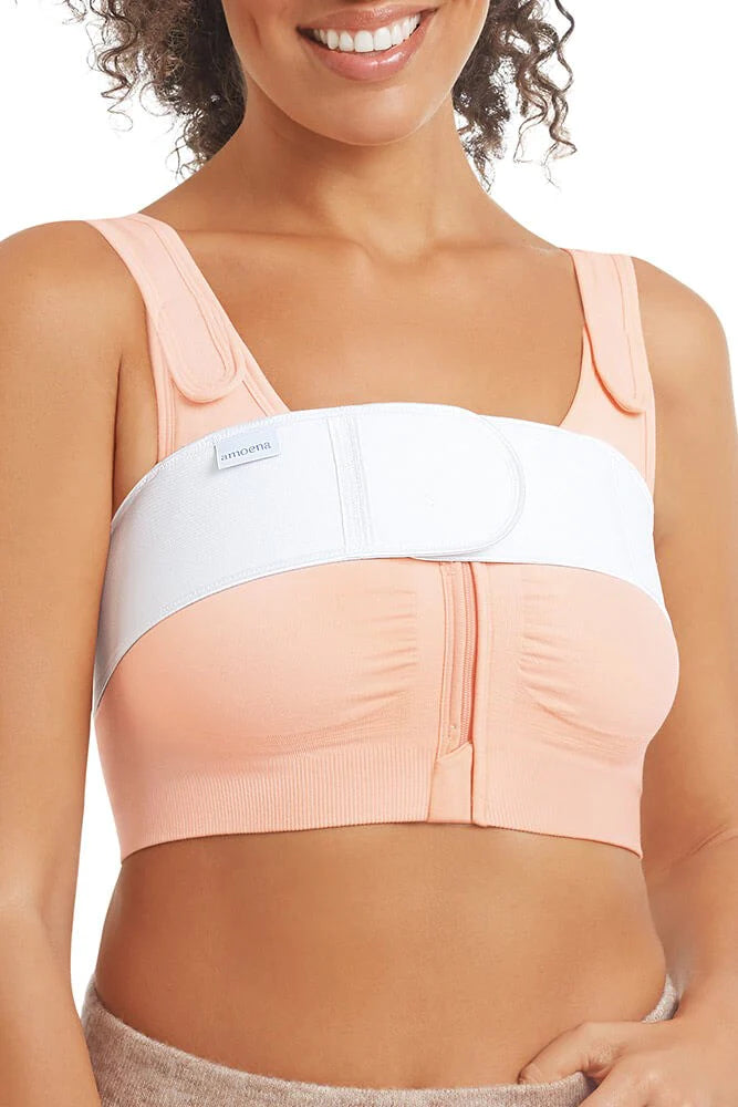 Amoena Leyla Post-Surgical Compression Bra | Rose Nude | #44604