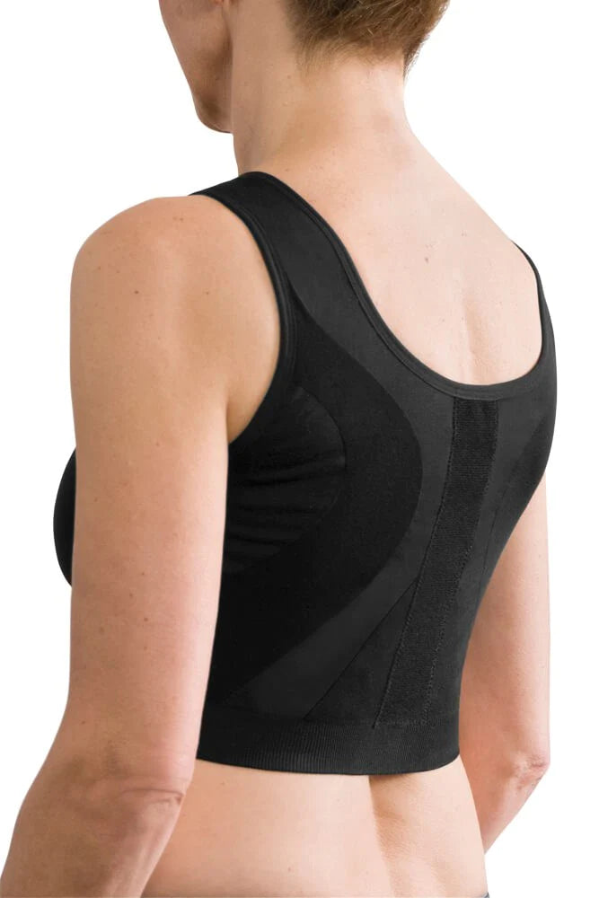 Amoena Leyla Post-Surgical Compression Bra | Black | #44606