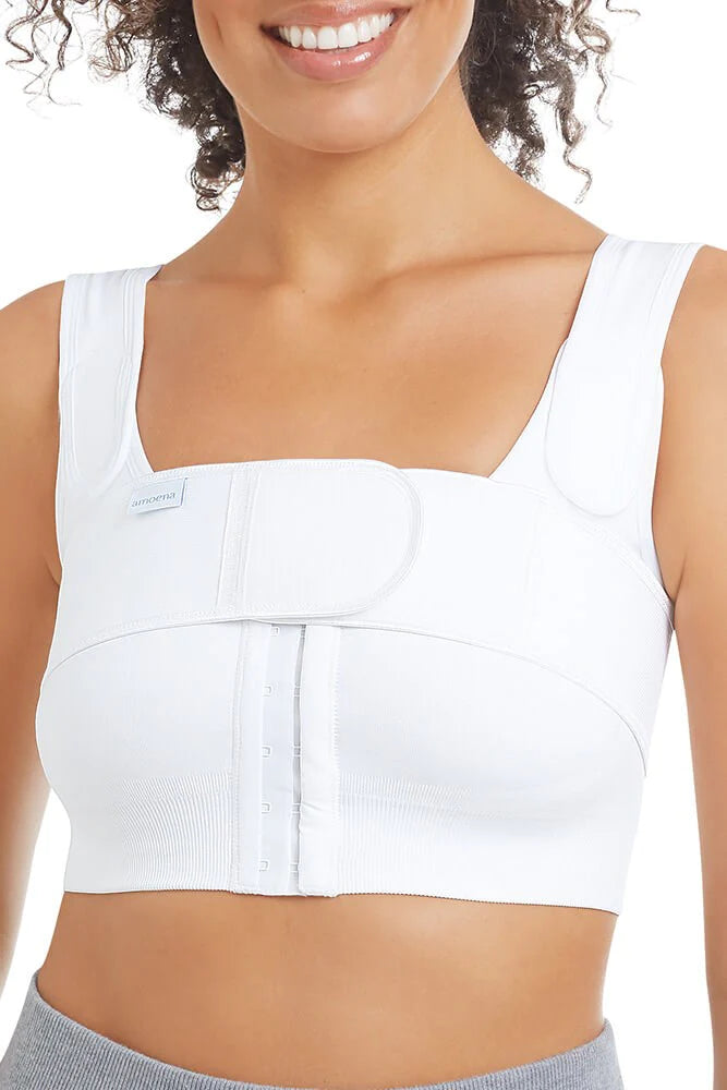 Amoena Sina Post-Surgical Seamless Bra | White | #45007