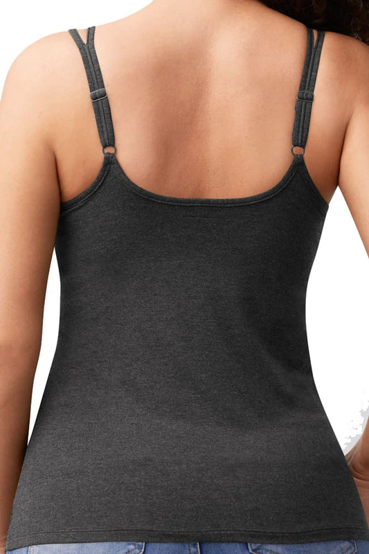 Amoena Valletta Camisole Top | Charcoal | #44076