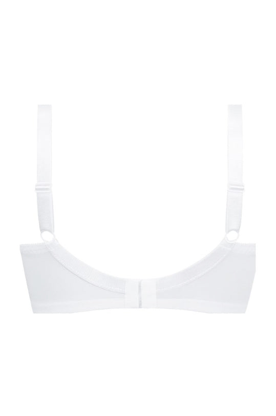 Amoena Nancy Wire-Free White Bra #44480