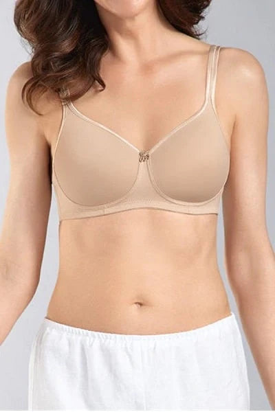 Amoena Mara Padded Wire-Free Soft Cup Bra | Light Sand | #1150