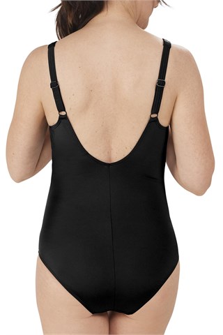 Faro One-Piece Swimsuit - Black/White | 71621