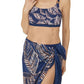 Lanzarote High-Waist Panty Bikini Bottom - indigo blue/amber | 71629