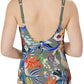 Krabi One-Piece Swimsuit - Olive/Multi | 71631