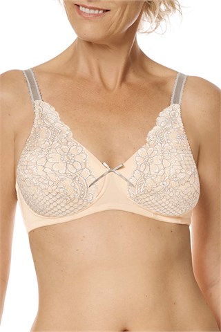 Amoena Alina Padded Wire-Free Bra – Feminine Lace Comfort &amp; Post-Surgery Support