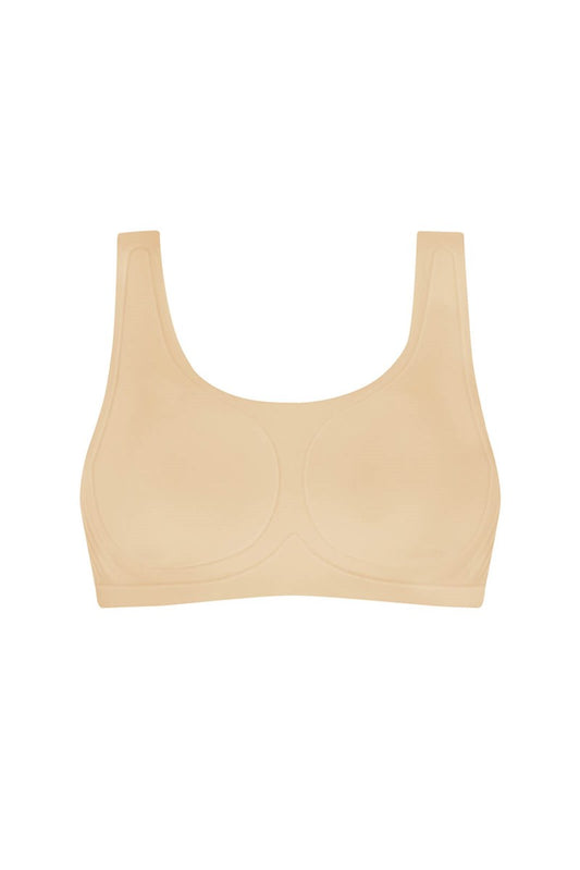 Amoena Linda Wire-Free Mastectomy Bra I Sand