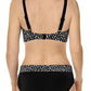 Manila High Neck Wire-Free Bikini Top - Black | Amoena Swimwear