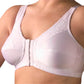 Nearly Me #670 Front Closure Mastectomy White Bra