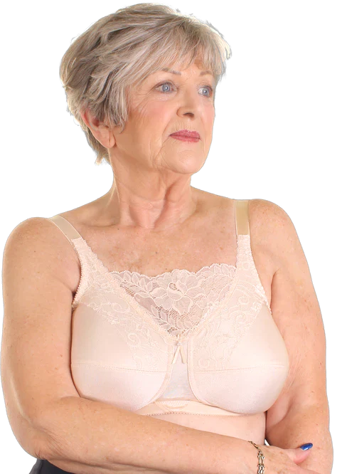 TruLife #4019 Jessica Cami-style Lace-accent Mastectomy I Nude