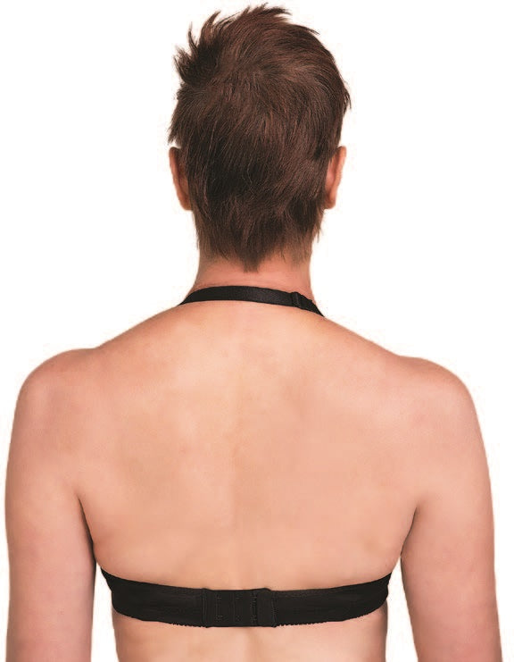 TruLife #4012 Taylor Black Multiway Convertible Style Mastectomy Bra | Crisscross Halter Bra