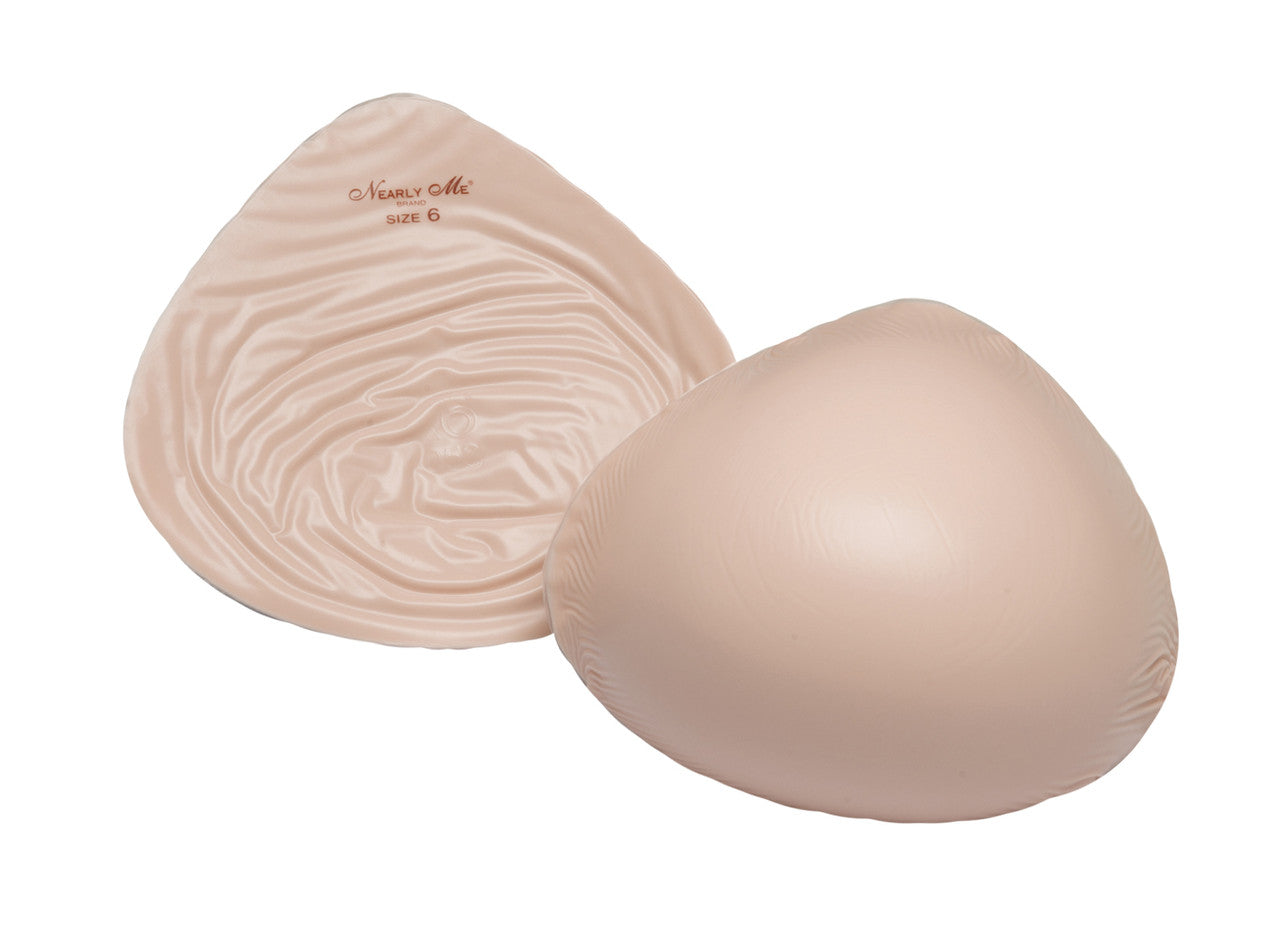 Nearly Me #985 Super Soft Ultra Lightweight Full Triangle Silicone Mastectomy Breast Form