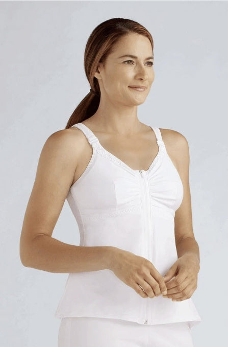 Amoena #2860 Hannah Front-Closure Post-Surgical Camisole