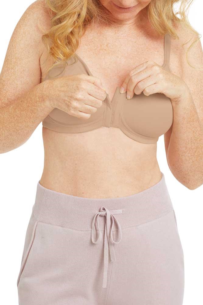 Wire Free Full Cup Plus Size Minimizer Mastectomy Bras With Front