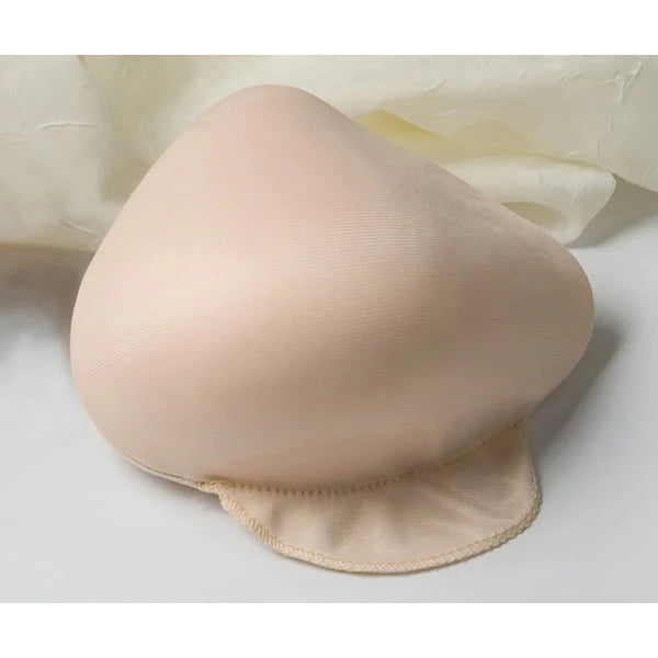 Nearly Me #410 Classic Asymmetrical Non-Weighted Foam Breast Form