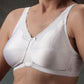 Nearly Me #680 Lace Accent Mastectomy White Bra