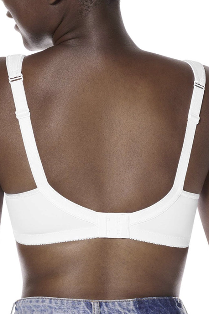 Mastectomy Bra 'Isadora Wire Free Soft Cup' in White –
